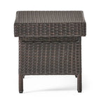 Table d'appoint pliante d'extérieur en osier Salem par Christopher Knight Home