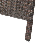 Table d'appoint pliante d'extérieur en osier Salem par Christopher Knight Home
