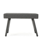 Table d'appoint pliante d'extérieur en osier Salem par Christopher Knight Home
