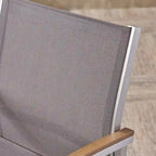 Chaises de salle à manger d'extérieur Luton en résine tressée avec structure en aluminium (lot de 2) par Christopher Knight Home