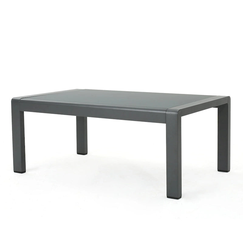 Ensemble de conversation extérieur Cape Coral en aluminium 5 pièces avec coussins par Christopher Knight Home