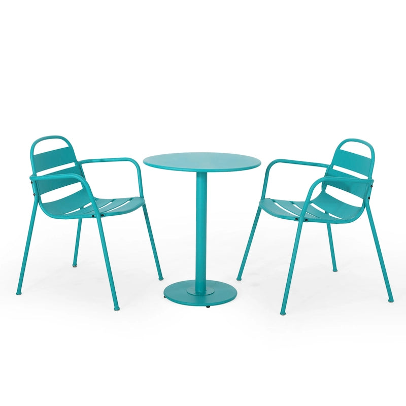 Ensemble bistro d'extérieur 3 pièces Terra Outdoor par Christopher Knight Home - Non disponible