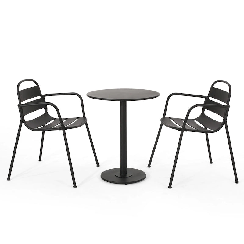 Ensemble bistro d'extérieur 3 pièces Terra Outdoor par Christopher Knight Home - Non disponible