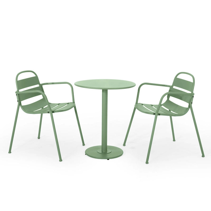 Ensemble bistro d'extérieur 3 pièces Terra Outdoor par Christopher Knight Home - Non disponible
