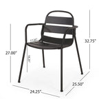 Ensemble bistro d'extérieur 3 pièces Terra Outdoor par Christopher Knight Home - Non disponible