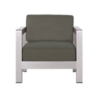 Fauteuils de jardin Aviara en aluminium (lot de 2) par Christopher Knight Home