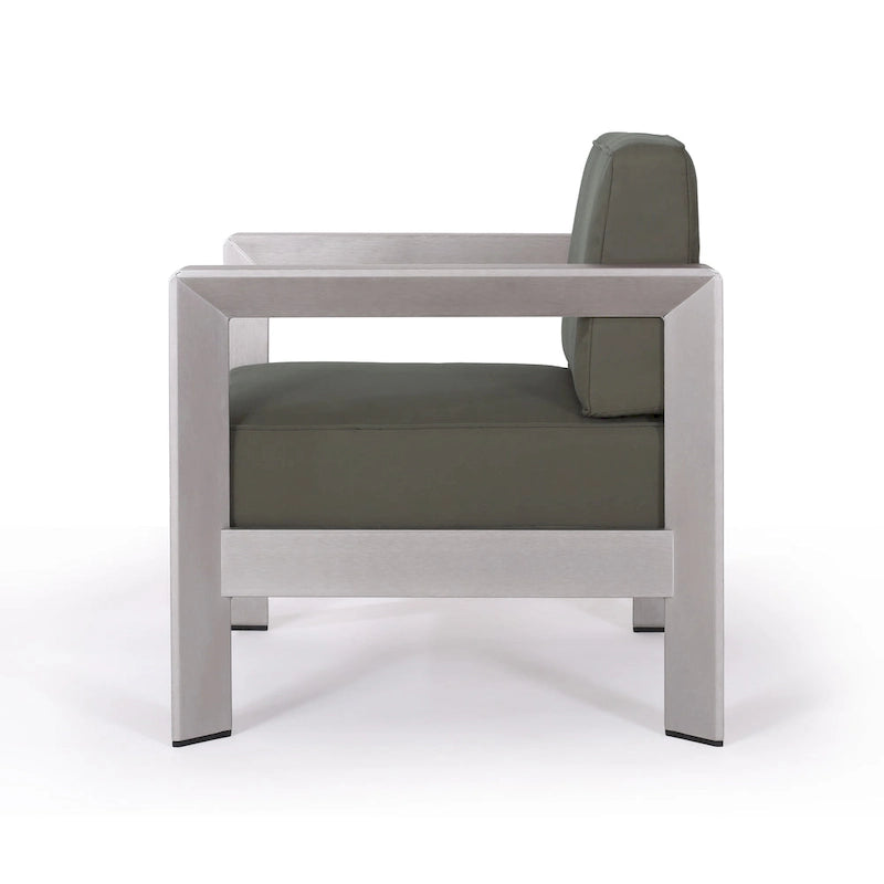 Fauteuils de jardin Aviara en aluminium (lot de 2) par Christopher Knight Home