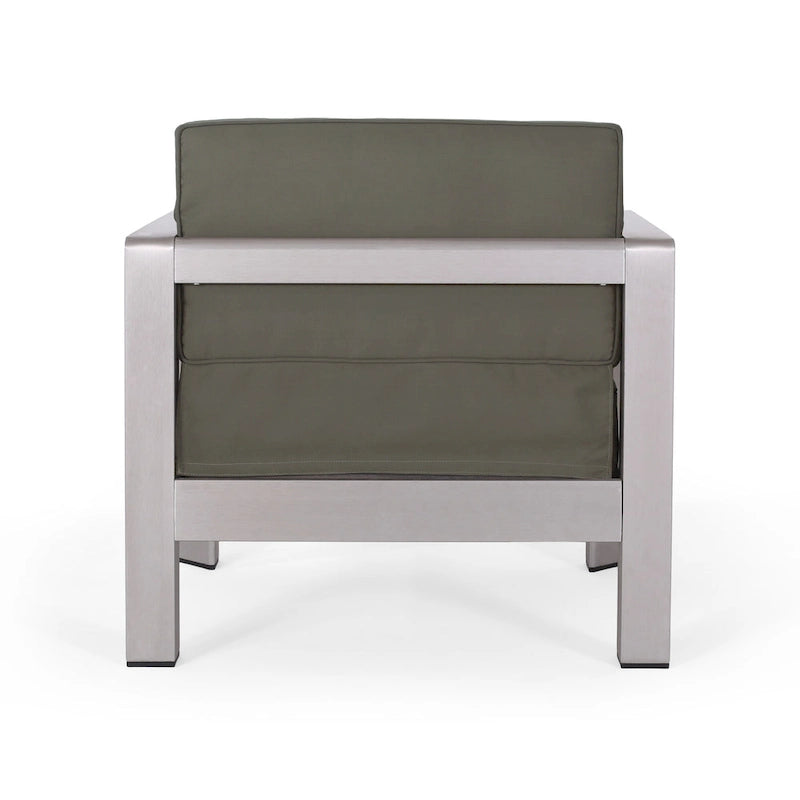 Fauteuils de jardin Aviara en aluminium (lot de 2) par Christopher Knight Home