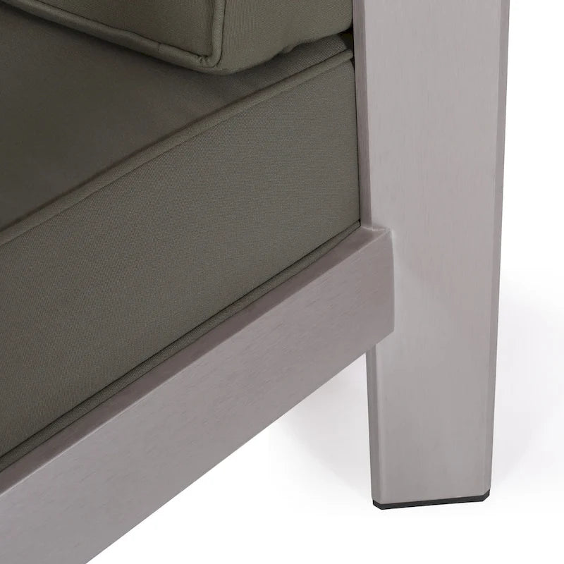 Fauteuils de jardin Aviara en aluminium (lot de 2) par Christopher Knight Home