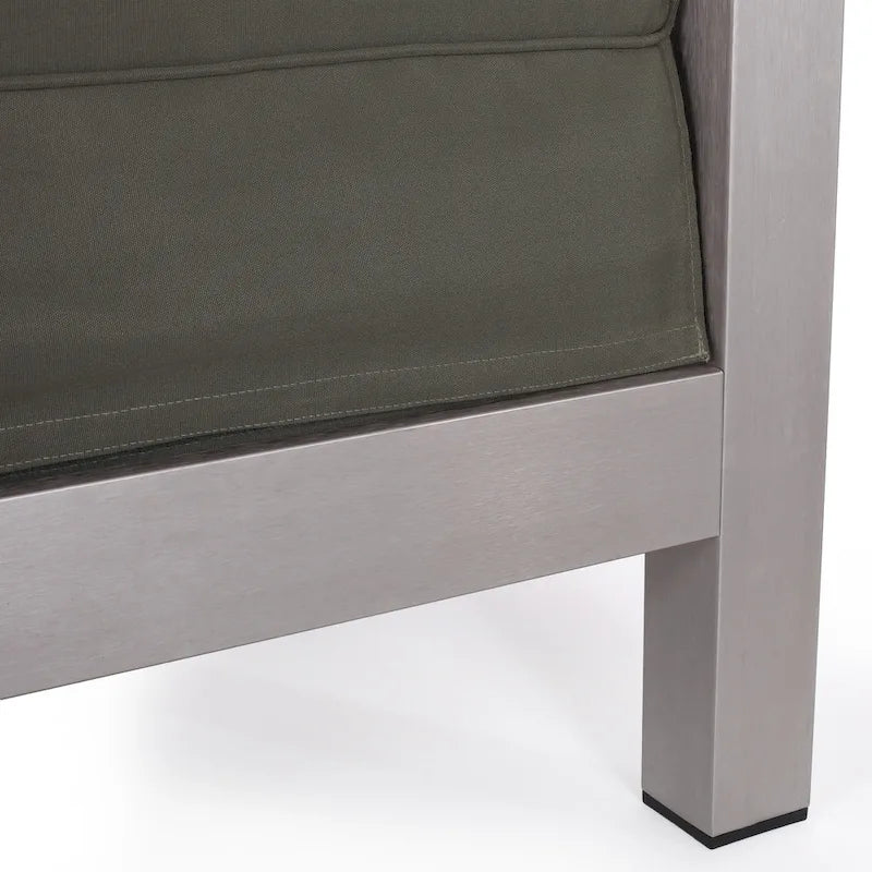 Fauteuils de jardin Aviara en aluminium (lot de 2) par Christopher Knight Home