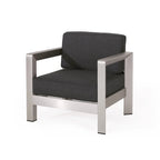 Fauteuils de jardin Aviara en aluminium (lot de 2) par Christopher Knight Home