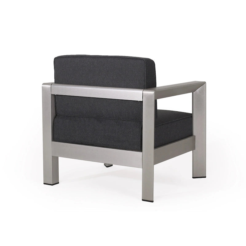 Fauteuils de jardin Aviara en aluminium (lot de 2) par Christopher Knight Home