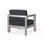 Fauteuils de jardin Aviara en aluminium (lot de 2) par Christopher Knight Home