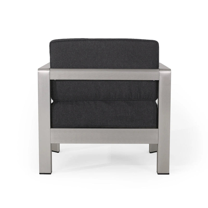 Fauteuils de jardin Aviara en aluminium (lot de 2) par Christopher Knight Home
