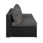 Luxton 64 Chaises sans accoudoirs avec coussins, complément de mobilier d'extérieur