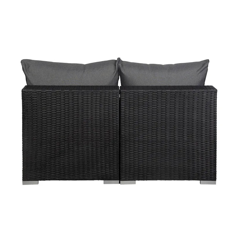 Luxton 64 Chaises sans accoudoirs avec coussins, complément de mobilier d'extérieur