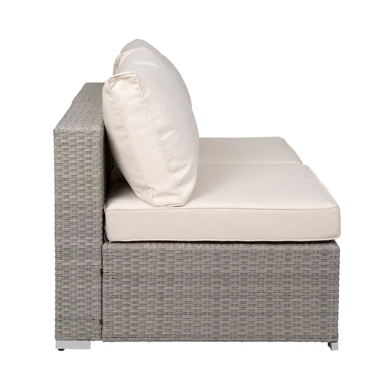 Luxton 64 Chaises sans accoudoirs avec coussins, complément de mobilier d'extérieur