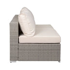 Luxton 64 Chaises sans accoudoirs avec coussins, complément de mobilier d'extérieur