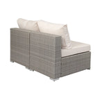 Luxton 64 Chaises sans accoudoirs avec coussins, complément de mobilier d'extérieur