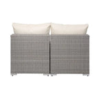 Luxton 64 Chaises sans accoudoirs avec coussins, complément de mobilier d'extérieur