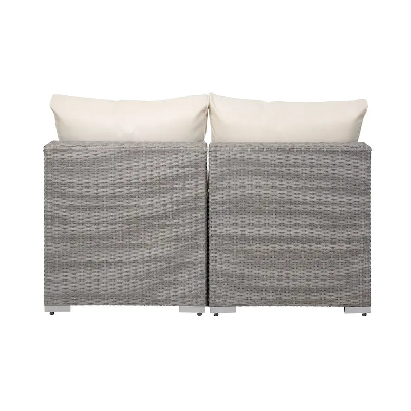 Luxton 64 Chaises sans accoudoirs avec coussins, complément de mobilier d'extérieur