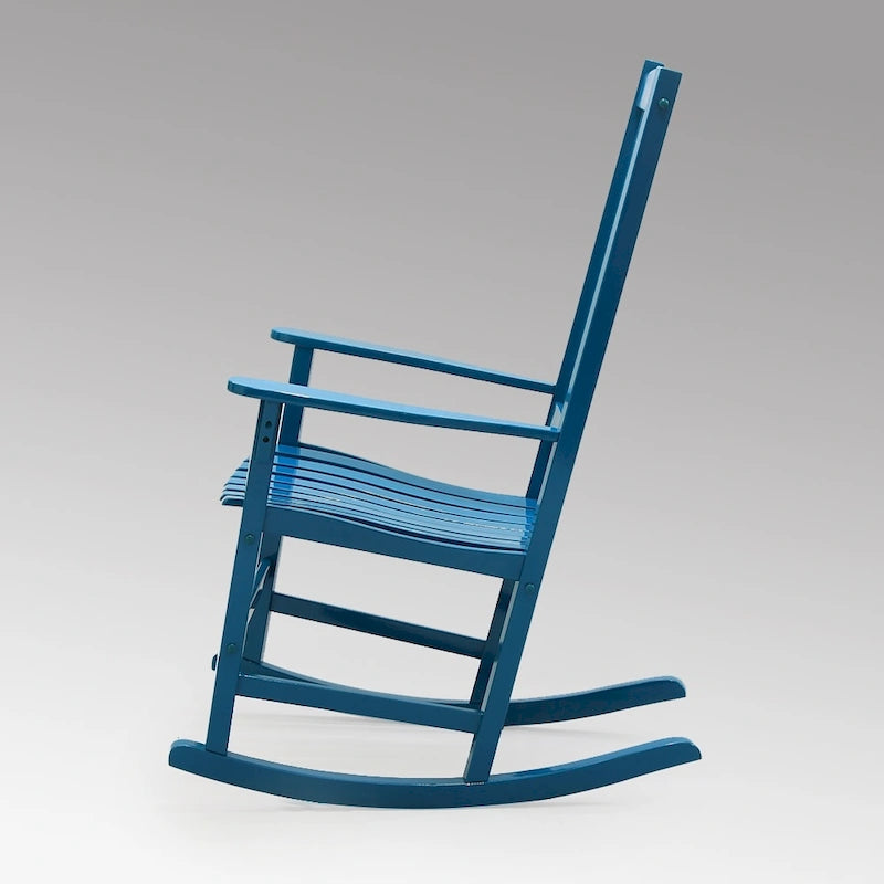Fauteuil à bascule d'extérieur Cambridge Casual Austin - Bleu acier