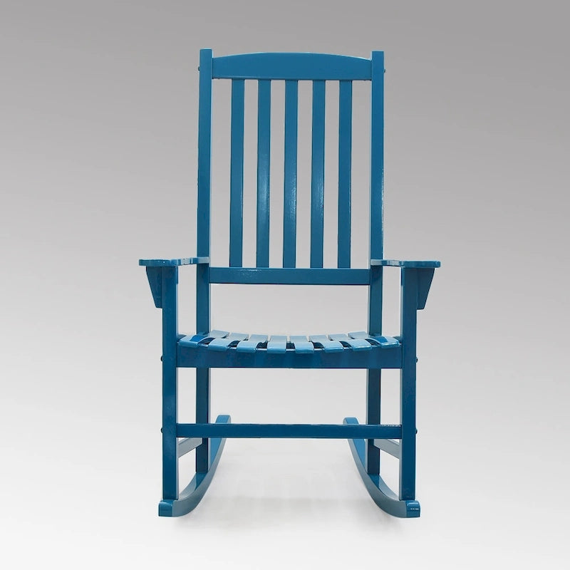 Fauteuil à bascule d'extérieur Cambridge Casual Austin - Bleu acier
