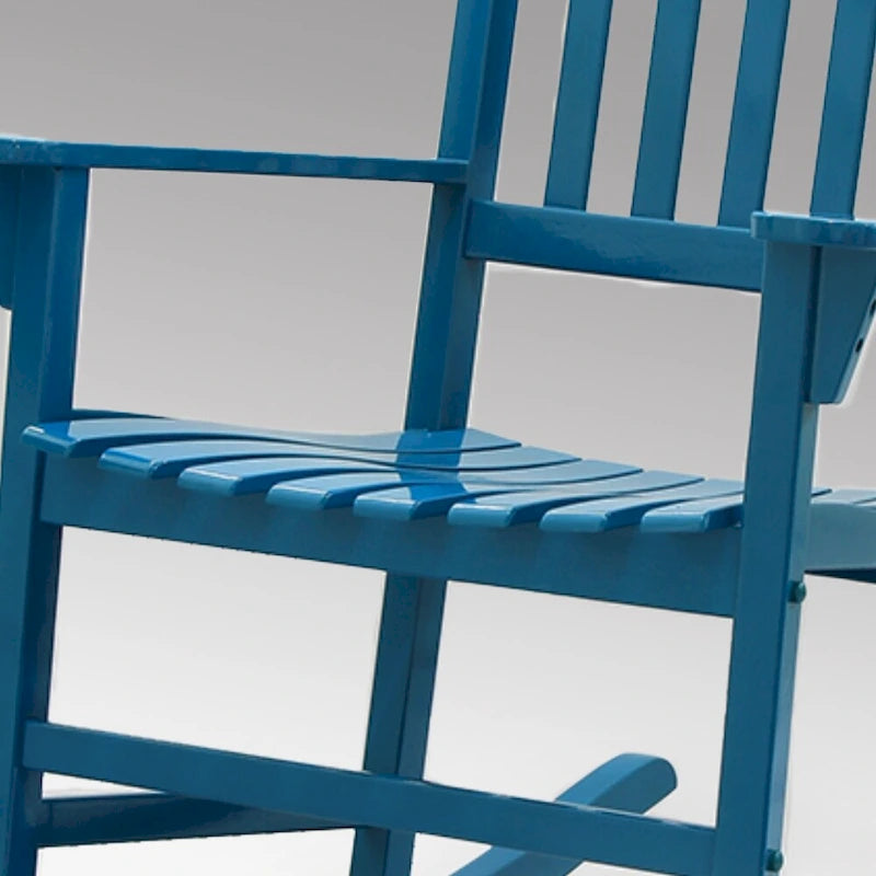 Fauteuil à bascule d'extérieur Cambridge Casual Austin - Bleu acier