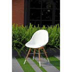 Ensemble de salle à manger rectangulaire 11 pièces Amazonia Teak Bonita White pour patio