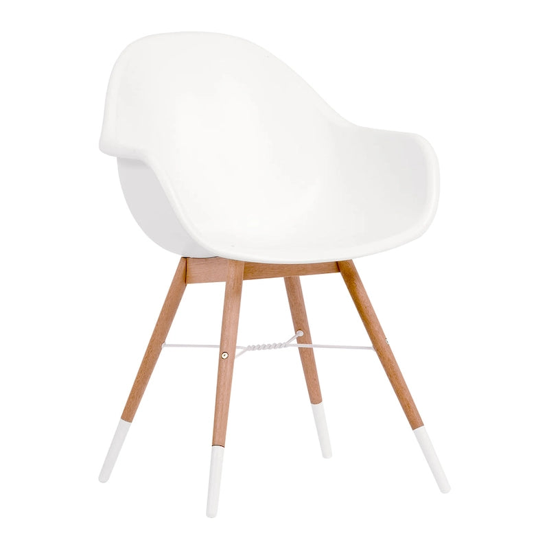 Ensemble de salle à manger rectangulaire 11 pièces Amazonia Teak Bonita White pour patio
