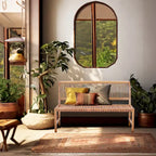 Chic Teak Castle Outdoor Teak Wood Patio & Garden Bench without Arms, 5 foot