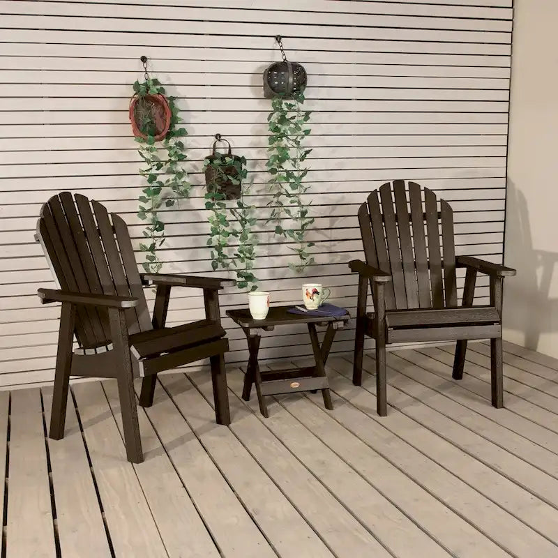 HIGHWOOD Yorkville 2 chaises longues avec 1 table d'appoint pliante