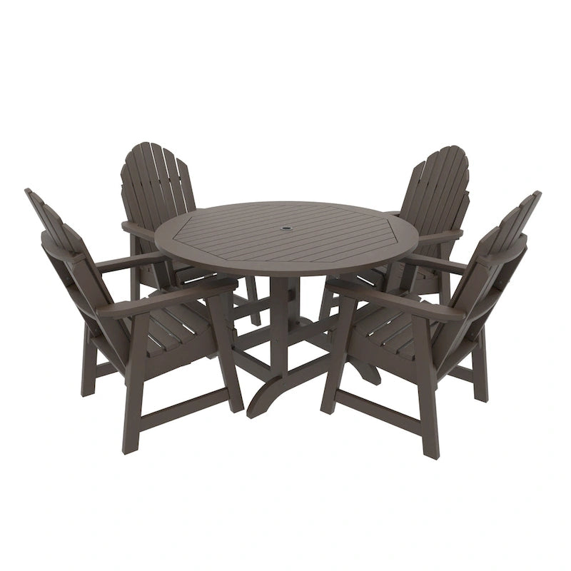 Ensemble de salle à manger Highwood Commercial Muskoka 5 pièces Adirondack 48