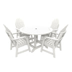Ensemble de salle à manger Highwood Commercial Muskoka 5 pièces Adirondack 48