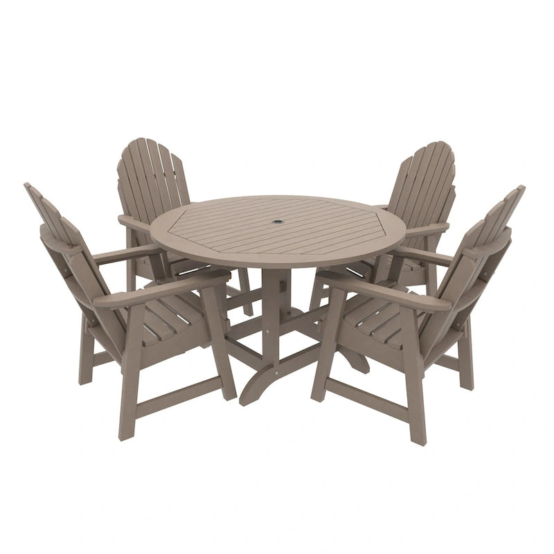 Ensemble de salle à manger Highwood Commercial Muskoka 5 pièces Adirondack 48