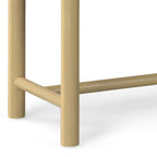Banc contemporain d'extérieur/intérieur WYNDENHALL Soraya 45,7 cm x 116,8 cm (18 po x 46 po) - Profondeur : 40 cm (15,7 po) ; largeur : 116,8 cm (46 po) ; hauteur : 45,5 cm (17,9 po)