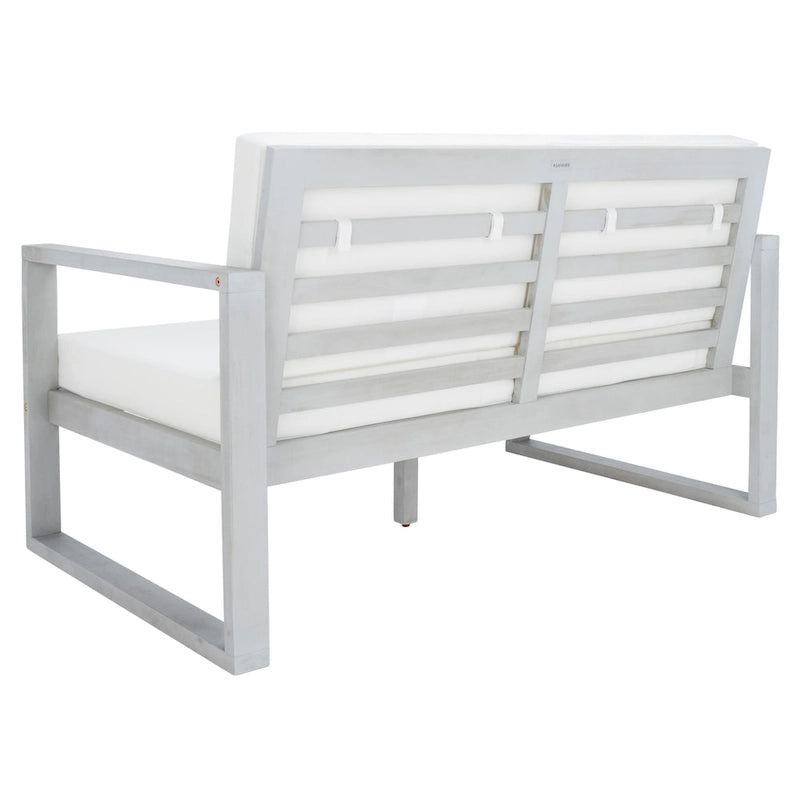Banc d'extérieur SAFAVIEH Nehemie - 31 cm (L) x 50 cm (P) x 30 cm (H)