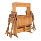 Ensemble bistro 3 pièces Evelin pour étagère à fleurs d'extérieur SAFAVIEH - 25 cm (L) x 29 cm (P) x 49 cm (H)