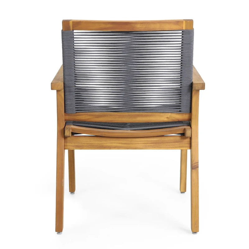 Ensemble de salle à manger d'extérieur 7 pièces en bois d'acacia McGill par Christopher Knight Home