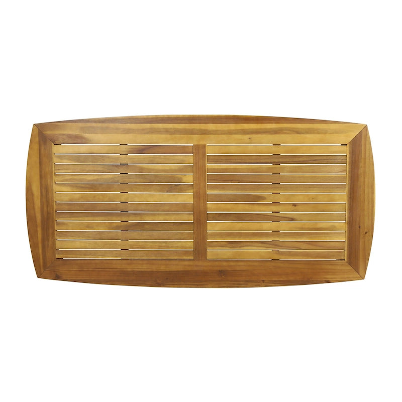 Ensemble de salle à manger d'extérieur 7 pièces en bois d'acacia McGill par Christopher Knight Home