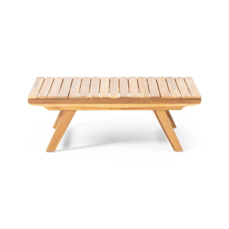 Ensemble de conversation d'extérieur 4 pièces en bois d'acacia Sedona par Christopher Knight Home