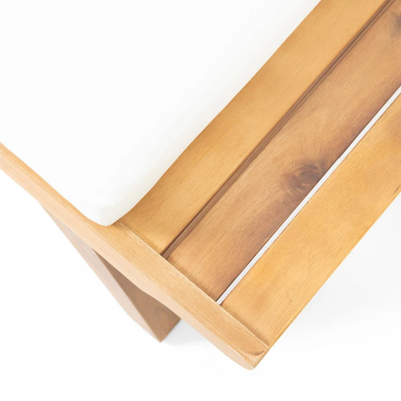 Ensemble de conversation d'extérieur 4 pièces en bois d'acacia Sedona par Christopher Knight Home