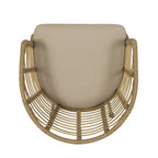 Fauteuils d'extérieur en osier Randy avec coussins résistants à l'eau (lot de 2) par Christopher Knight Home - 56,5 cm L x 57,8 cm l x 76,2 cm H