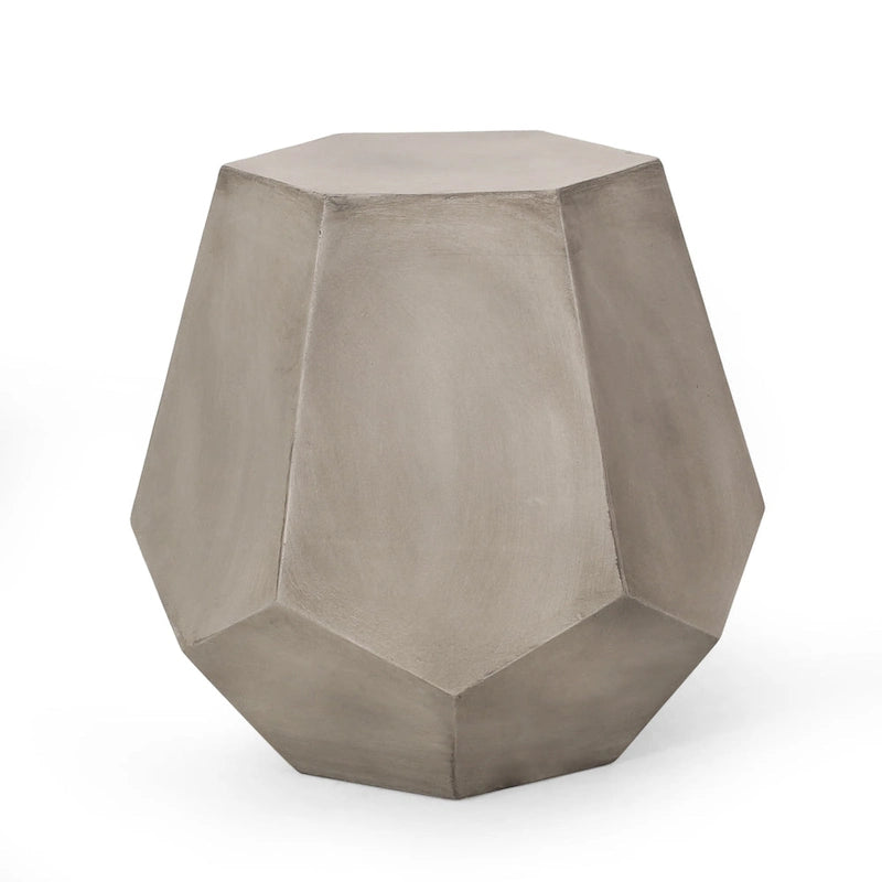 Table d'appoint légère en béton Felix par Christopher Knight Home
