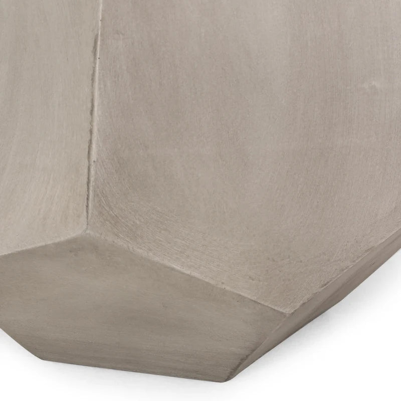 Table d'appoint légère en béton Felix par Christopher Knight Home