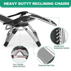 Fauteuil zéro gravité DoCred, fauteuil inclinable avec coussin et oreiller