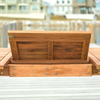 Ensemble de salle à manger d'extérieur extensible Middlebrook Surfside 7 pièces en acacia - 55-79 x 35 x 30 po (hauteur)