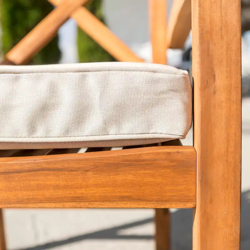 Ensemble de salle à manger d'extérieur extensible Middlebrook Surfside 7 pièces en acacia - 55-79 x 35 x 30 po (hauteur)