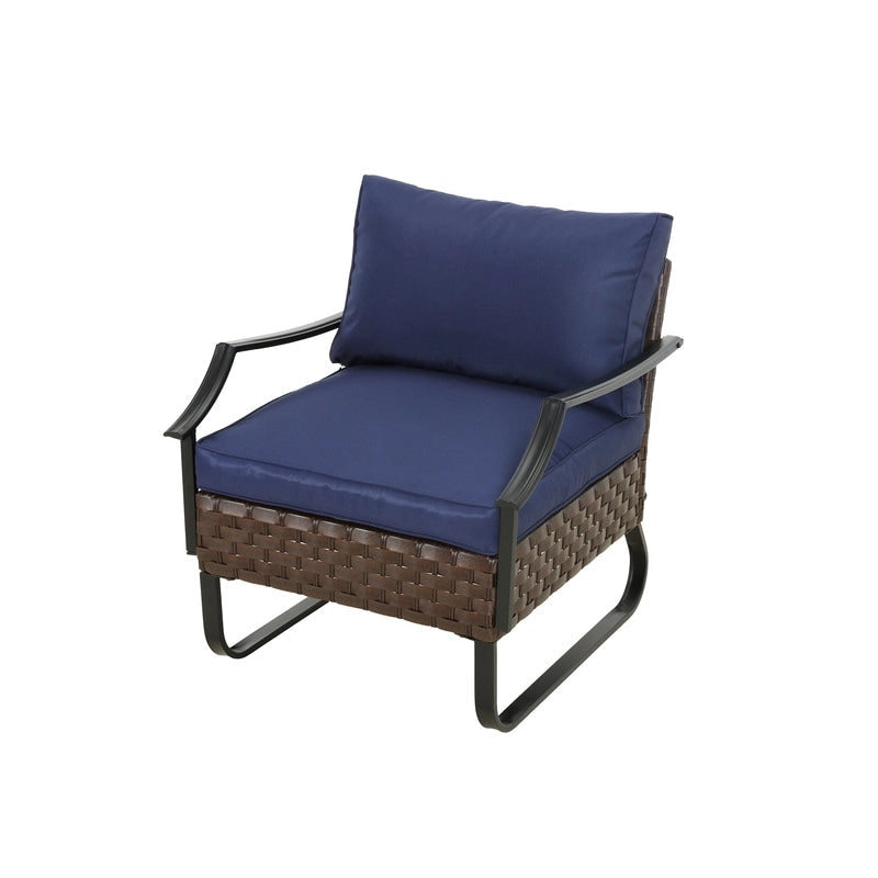 Fauteuil de jardin Patio Festival U-Leg Collection avec accoudoirs et coussins