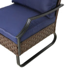 Fauteuil de jardin Patio Festival U-Leg Collection avec accoudoirs et coussins